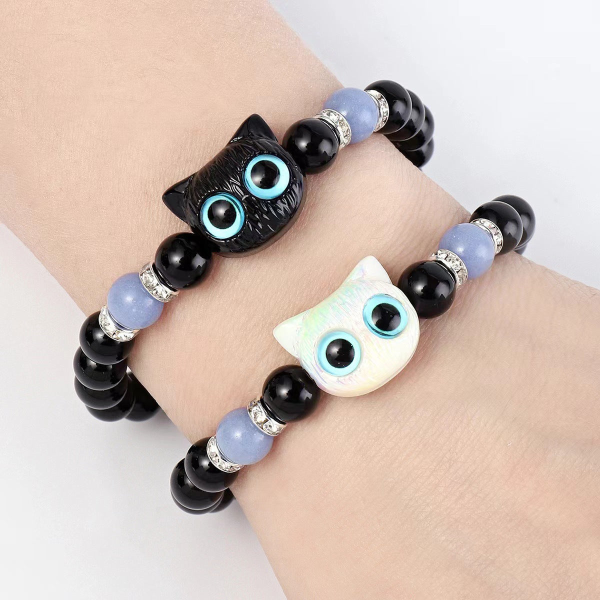 Glow in the Dark Cute Kitty Cheese Bracelet – Luminous Cat Jewelry

Cute / Kawaii Style