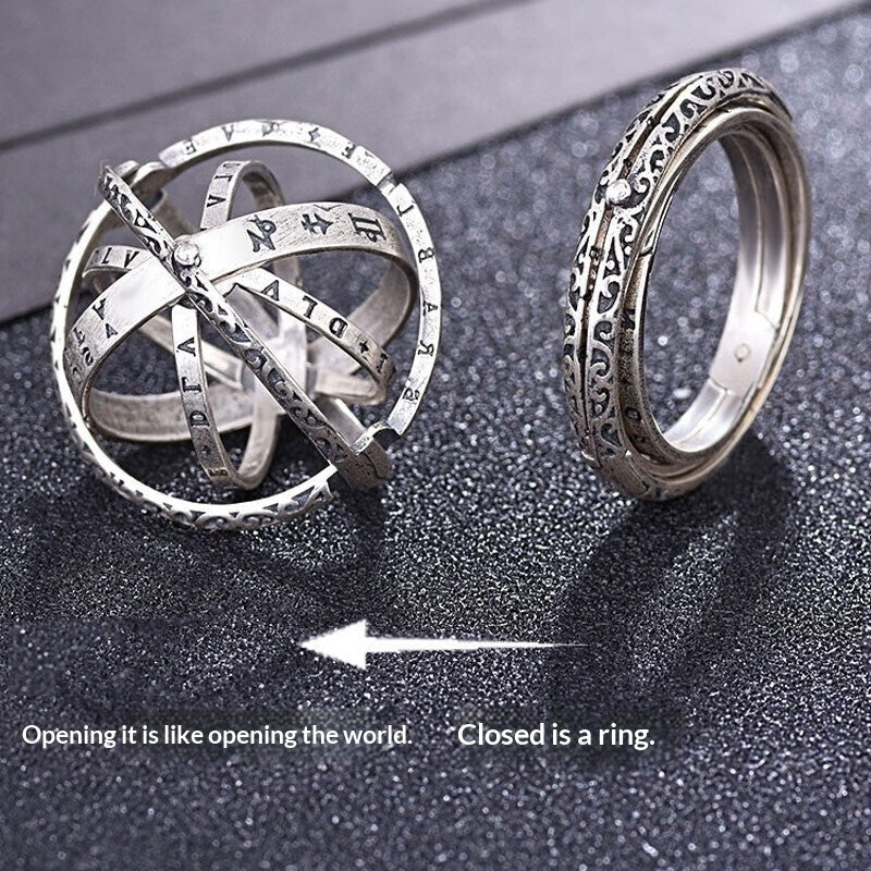 Men’s Transforming Astronomical Globe Ring – Trendy Student Statement Jewelry

Trendy & Youth-Focused