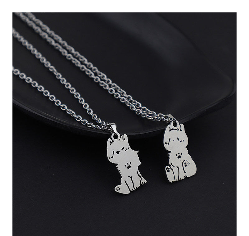 Cat Couple Patchwork Necklace – Minimalist Matching Jewelry for Couples

Short & Clean (High Click Appeal)