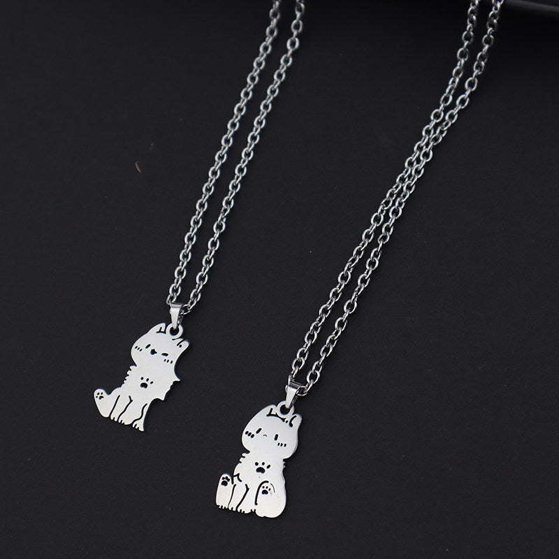Cat Couple Patchwork Necklace – Minimalist Matching Jewelry for Couples

Short & Clean (High Click Appeal)