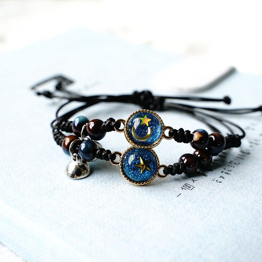 Stars Moon & Planet Bracelet – Celestial Jewelry with Magnetic Clasp

Trendy / Everyday Wear