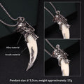 Bold Wolf Tooth & Dragon Head Necklace – Stainless Steel Statement Jewelry

Masculine / Gothic