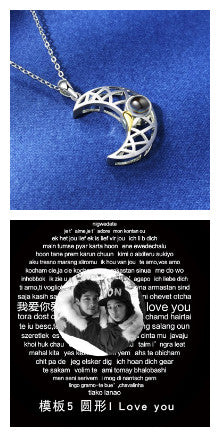 Couple Sun Moon Projection Necklace – Custom Romantic Jewelry Gift

Customization-Focused