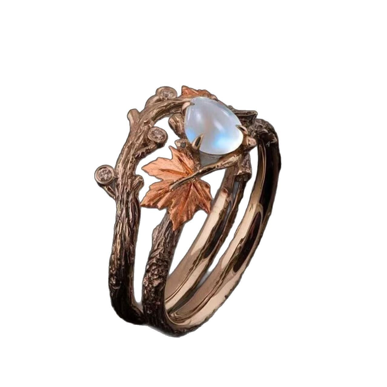 Creative Retro Silver Branch Maple Leaf Ring – Women’s Nature Jewelry

Gift-Focused