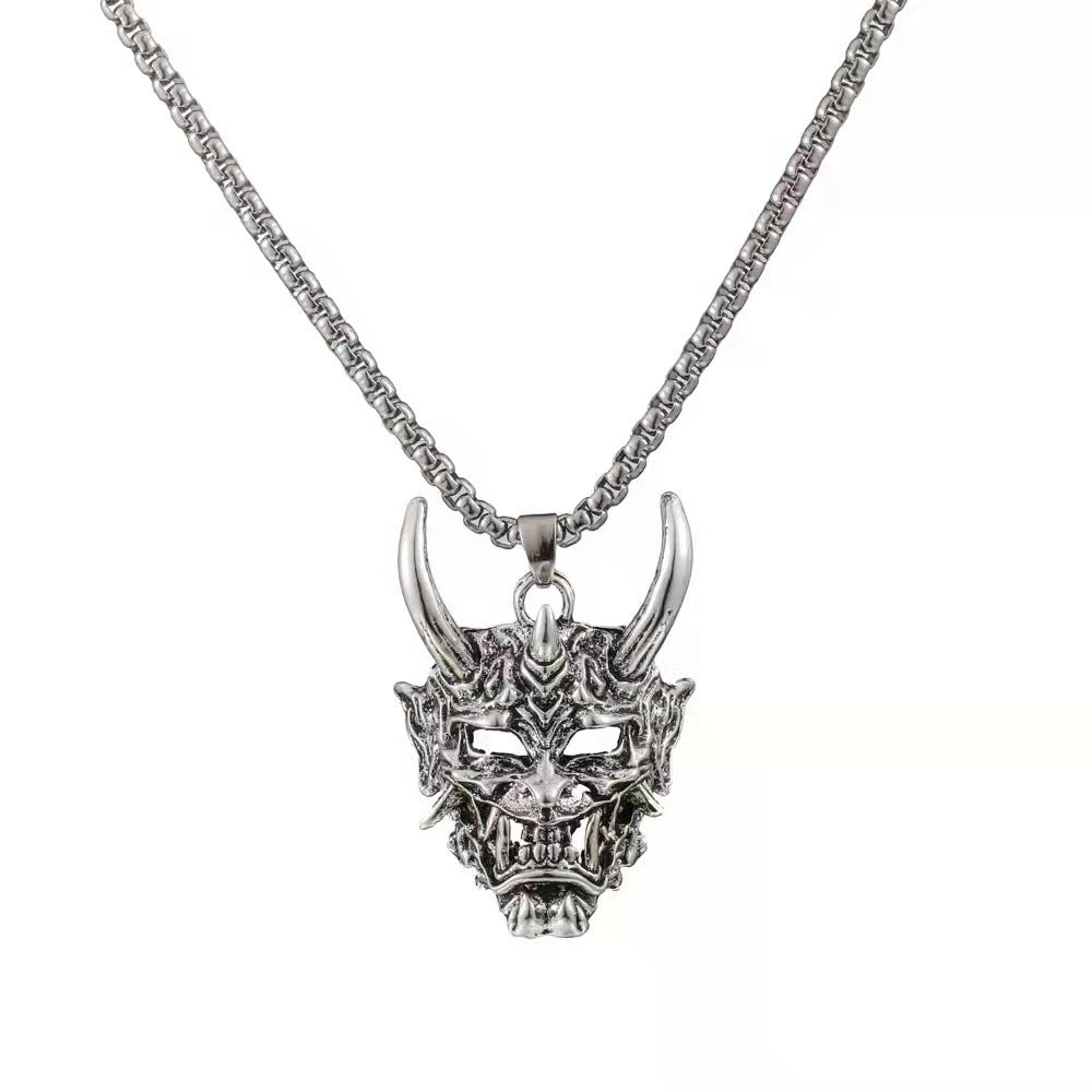 Golden Horn Prajna Pendant – Titanium Steel Men’s Necklace

Gift-Focused