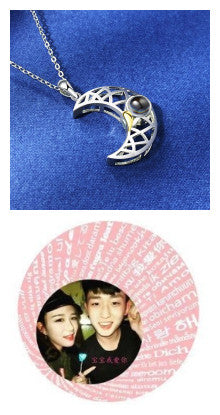 Couple Sun Moon Projection Necklace – Custom Romantic Jewelry Gift

Customization-Focused