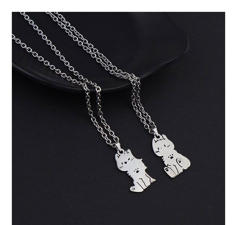 Cat Couple Patchwork Necklace – Minimalist Matching Jewelry for Couples

Short & Clean (High Click Appeal)